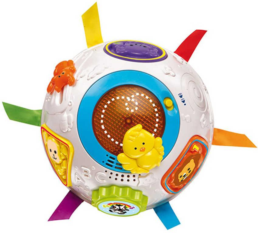 VTECH Baby neposlušný míček 15cm interaktivní na baterie Světlo Zvuk CZ