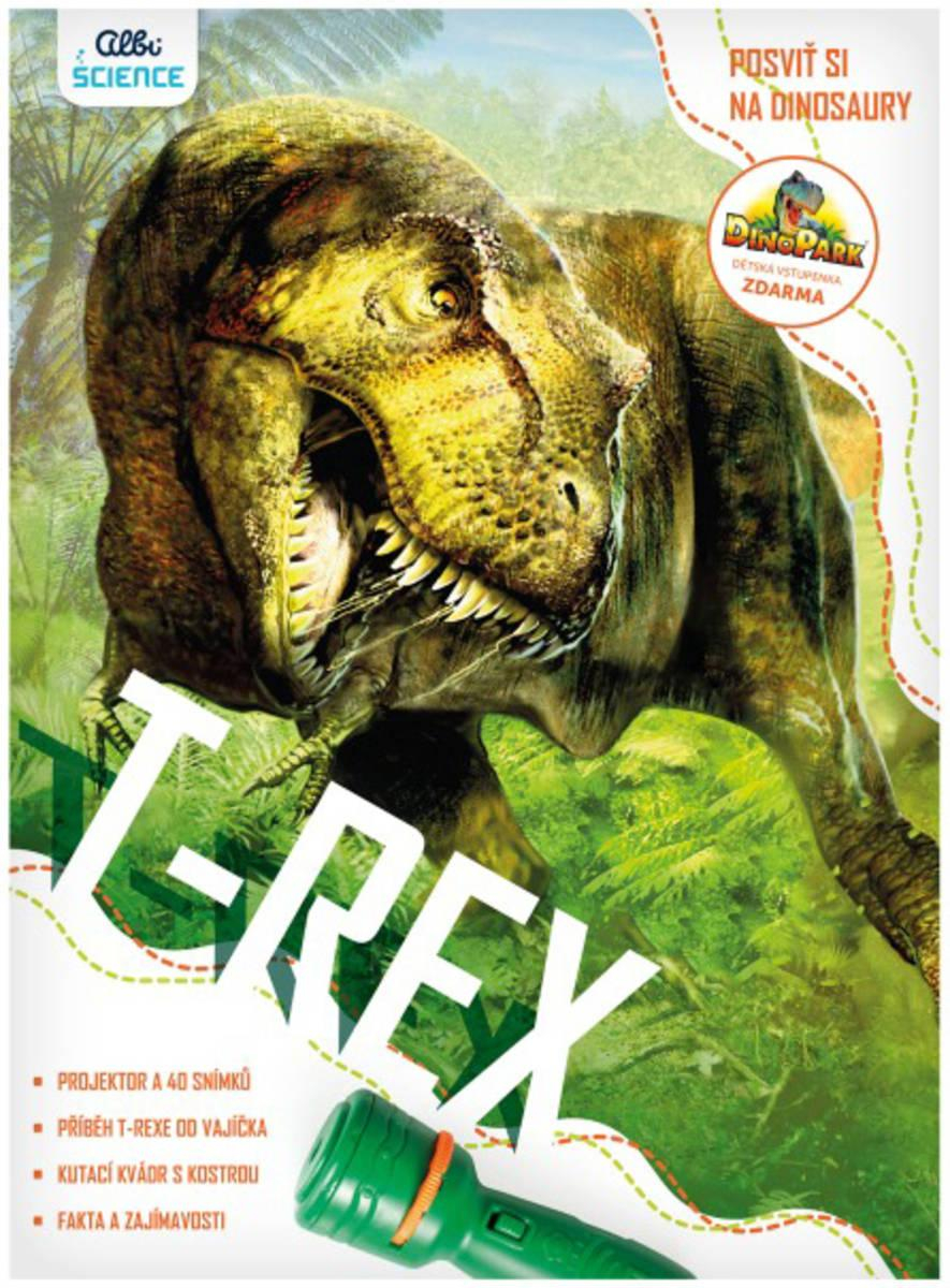 ALBI SCIENCE Dinosauři T-Rex naučný set s projektorem a vykopávkou