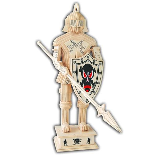 Woodcraft Dřevěné 3D puzzle rytíř II