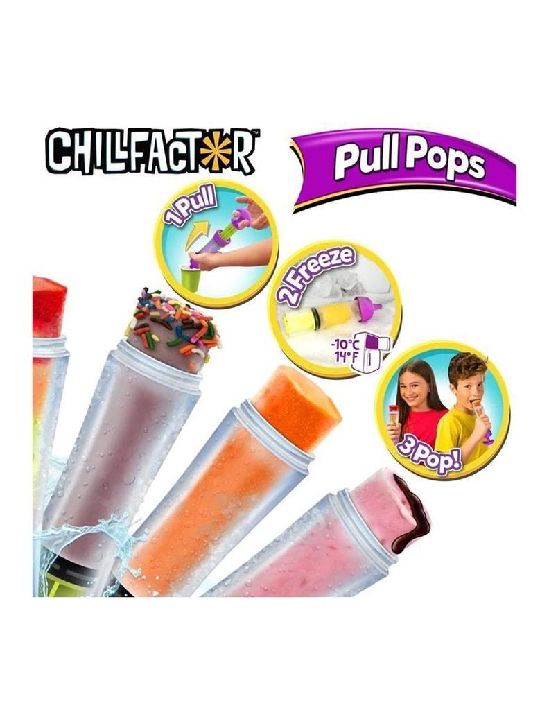 Tvořítko/tuba na zmrzlinu Pull Pops plast 20cm asst 4 barvy na kartě