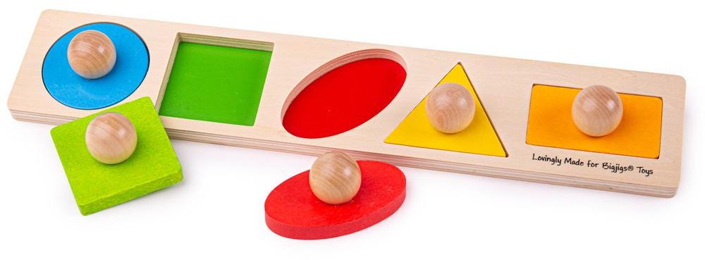 Bigjigs Baby Vkládací puzzle tvary
