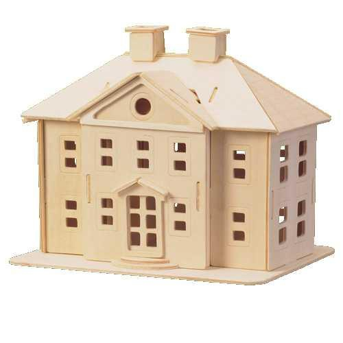 Woodcraft Dřevěné 3D puzzle palác