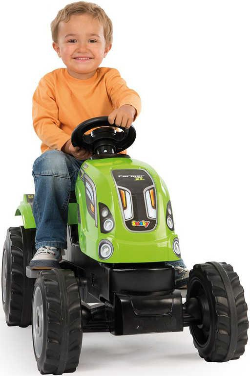 ds64486042_smoby_traktor_detsky_slapaci_farmer_xl_zeleny_set_s_vozikem_s_klaksonem_2