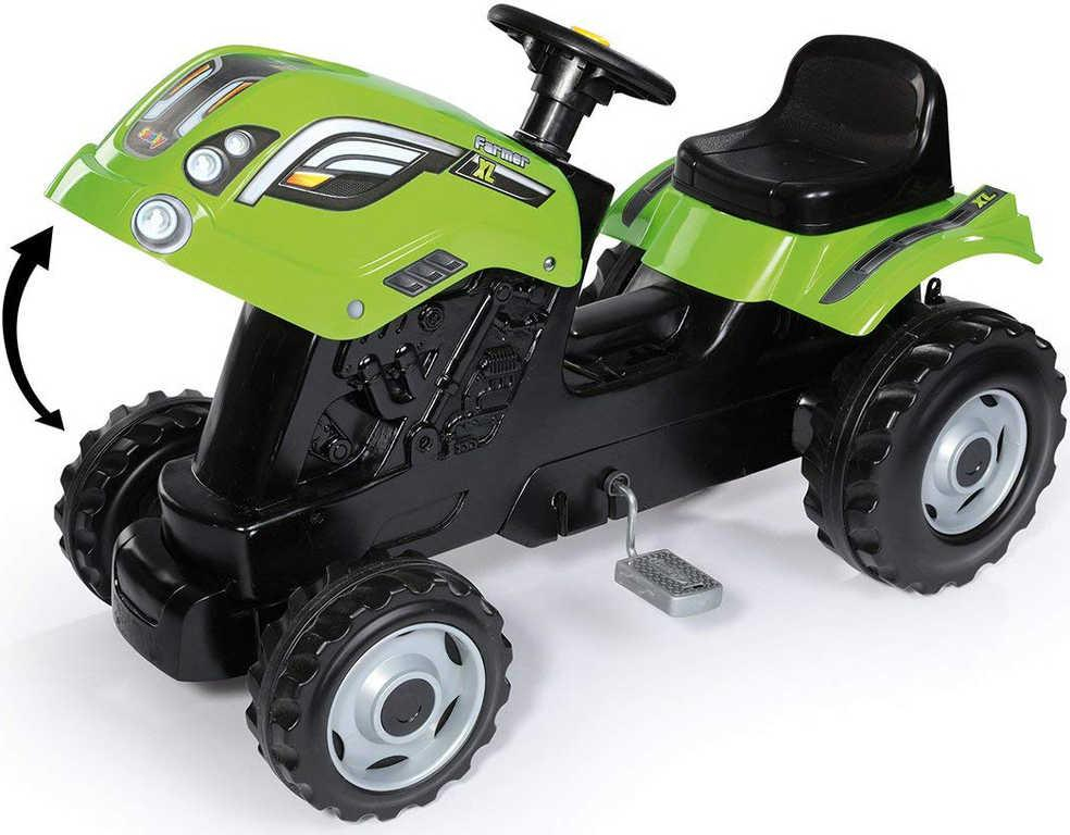 ds64486042_smoby_traktor_detsky_slapaci_farmer_xl_zeleny_set_s_vozikem_s_klaksonem_3