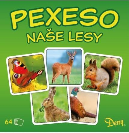Pexeso Naše lesy v krabičce