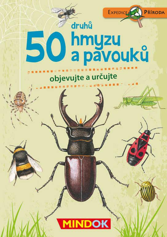 MINDOK HRA kvízová Expedice Příroda: 50 druhů hmyzu a pavouků naučná