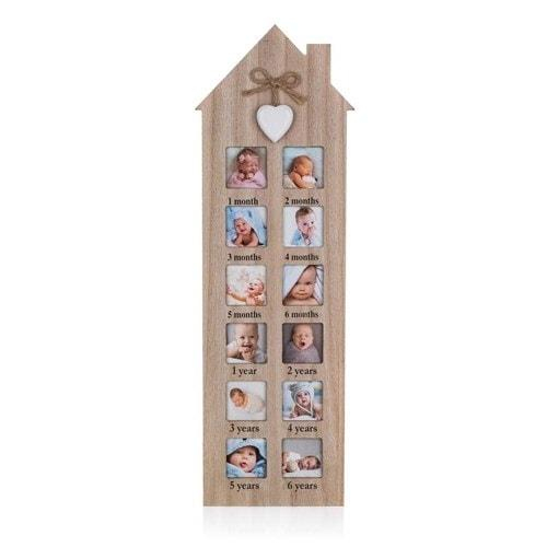 HOME DECOR Fotorámeček BABY 0-6 let 48 x 14,8 x 0,8 cm