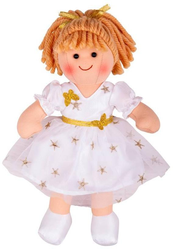 Bigjigs Toys Látková panenka Charlotte 28cm
