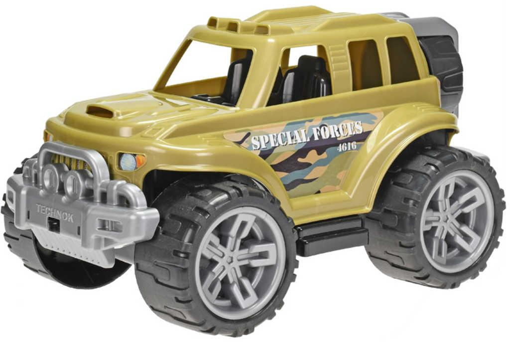 Auto SUV vojenské 35cm army džíp velká kola 2 druhy plast