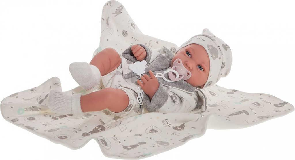 ANTONIO JUAN Panenka miminko Pipo 42cm realistické provedení plast