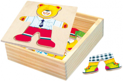 Puzzle-šatní skříň-medvídek