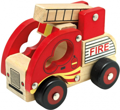 Dřevěné auto hasiči